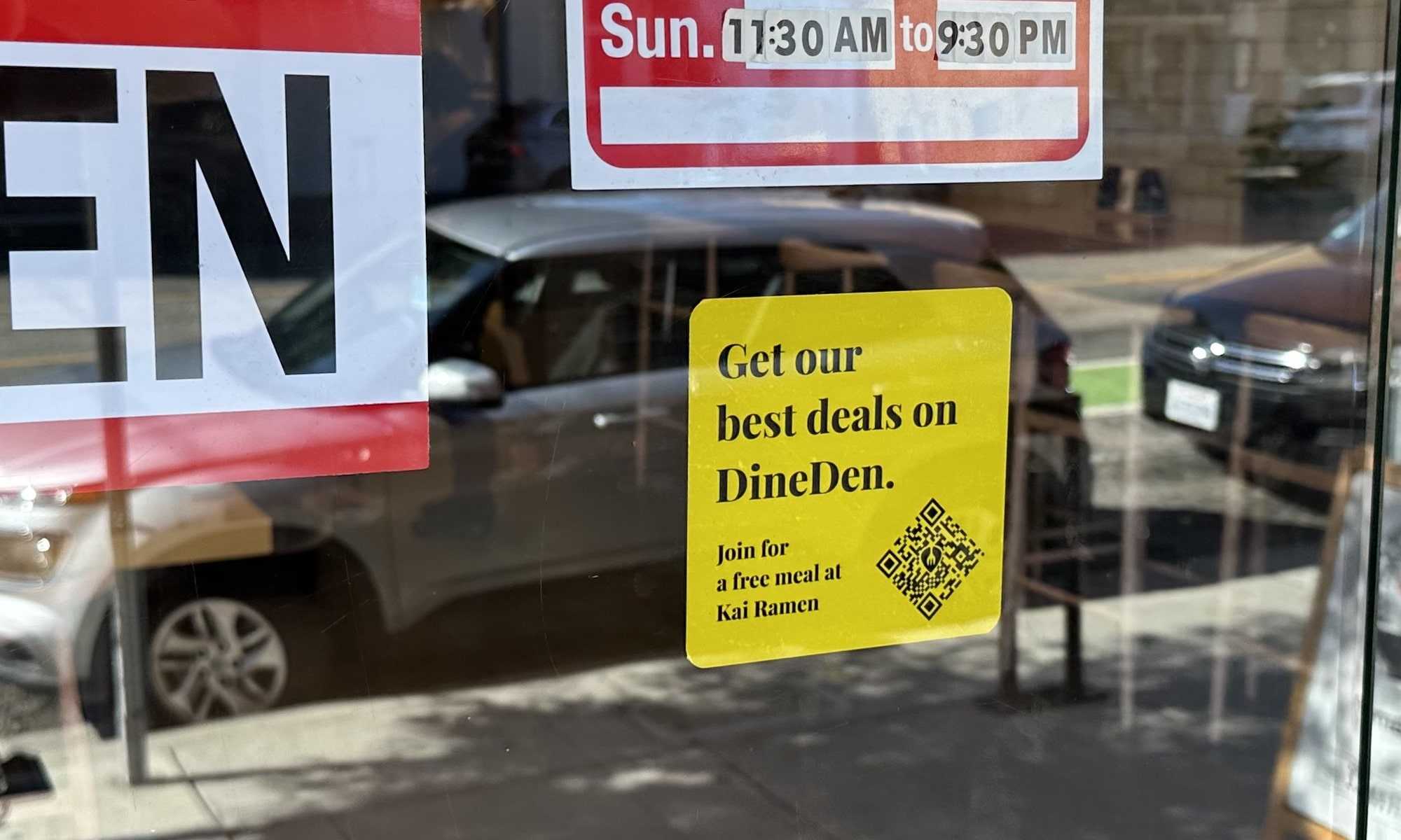 DineDen at Kai Ramen in Santa Monica